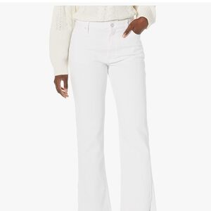 The Drop Women's Ian Mid Rise Relaxed Straight Side Slit Detail